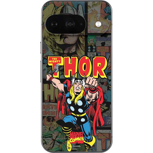 Marvel Classic Comics The Mighty Thor Vintage Google Pixel 9 Skin